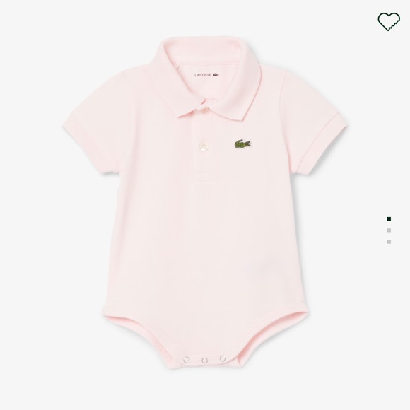 Lacoste Other - Lacoste Kids Pink Polo Bodysuit
